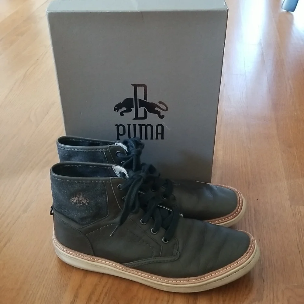 Puma Canvas Boot olive
